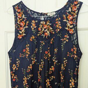 Mason & Belle embroidered dressy tank top - XXL - never worn